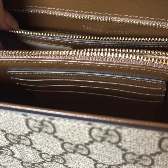 ✨ Gucci Horsebit 1955 GG Supreme Top Handle Bag w/ COA & 2 Straps ✨ - Picture 13 of 16